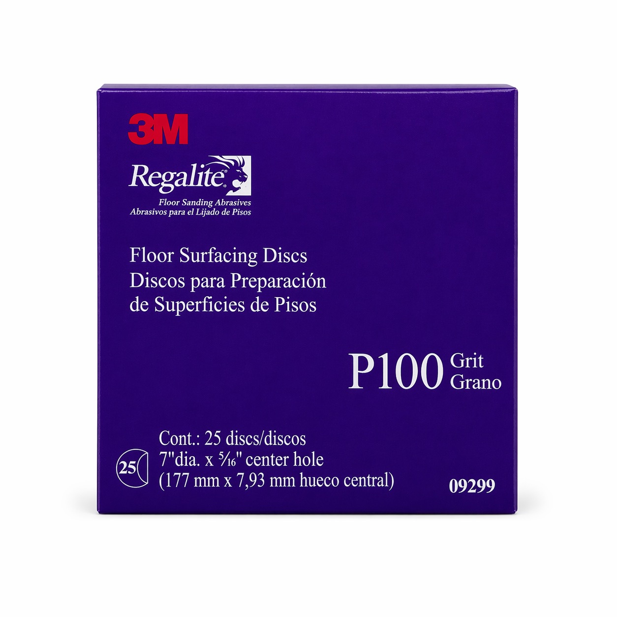 3M Regalite Edger Disc 7 in x 5/16 in 100 Grit