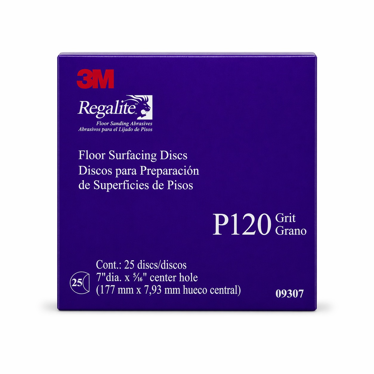 3M Regalite Edger Disc 7 in x 5/16 in 120 Grit
