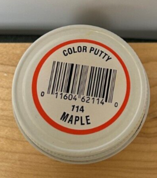 Color Putty 114 3.68 oz. Jar Maple