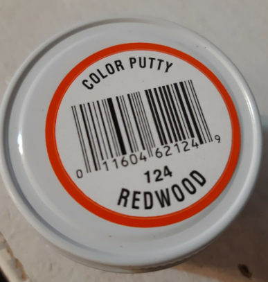 Color Putty 124 3.68 oz. Jar Redwood