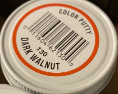 Color Putty 130 3.68 oz. Jar Dark Walnut
