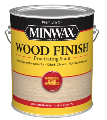 MinwaxStain 1 Gal Simply White 275