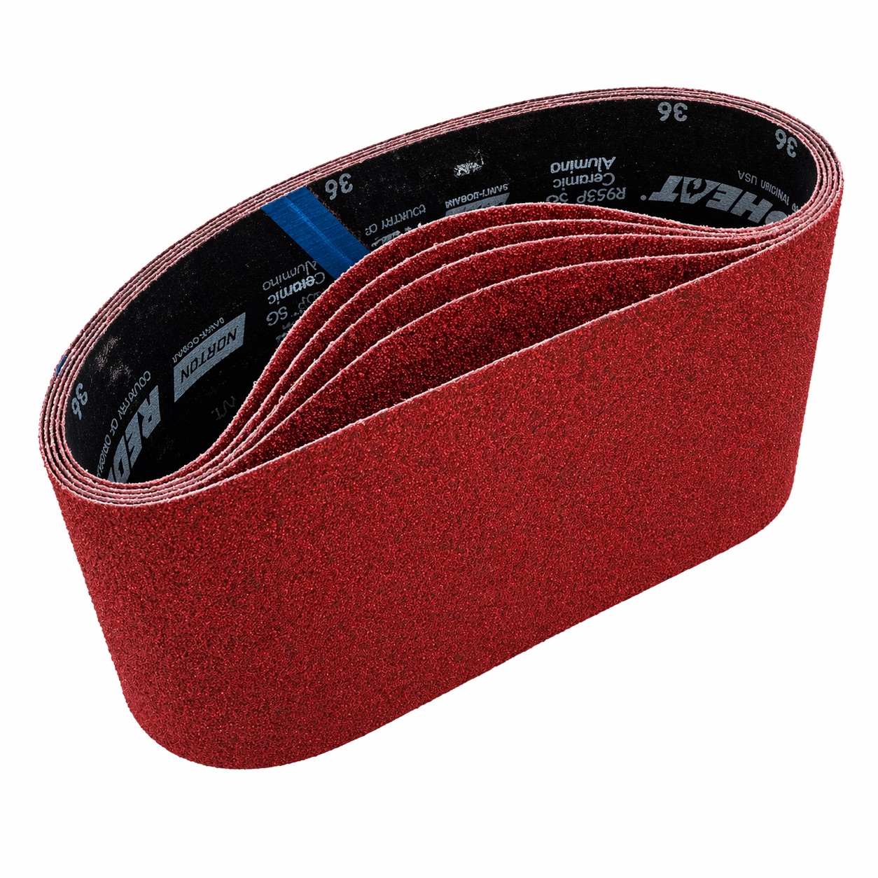 Norton Red Heat Sanding Belt 7-7/8 in x 29-1/2 in 36 Grit