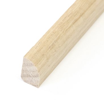 White Oak Shoe Molding 1/2