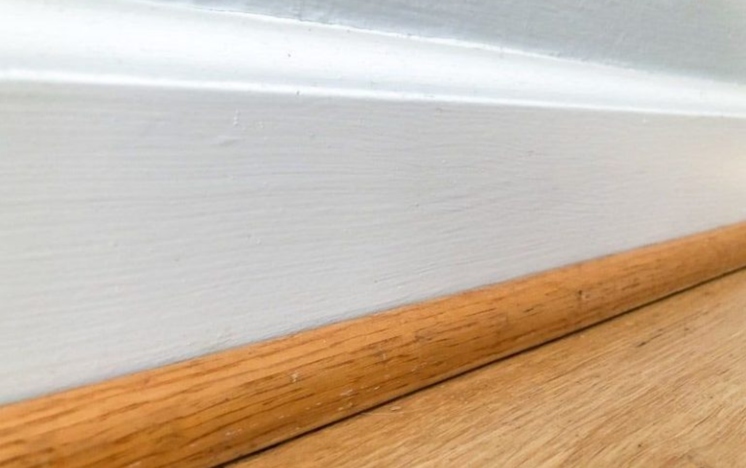 White Oak Shoe Molding 1/2