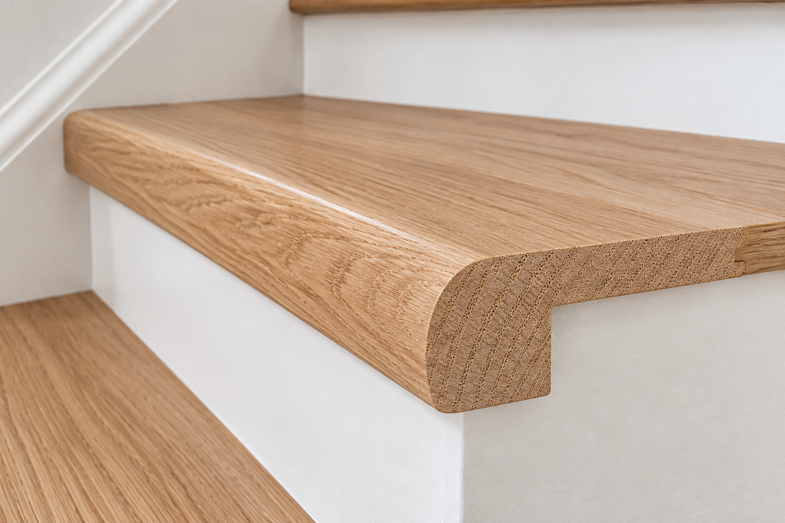 Red Oak Stair Nose 3/8