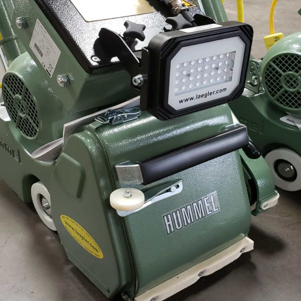 Lagler Hummel Belt Sanding Machine 8 in with LED Light