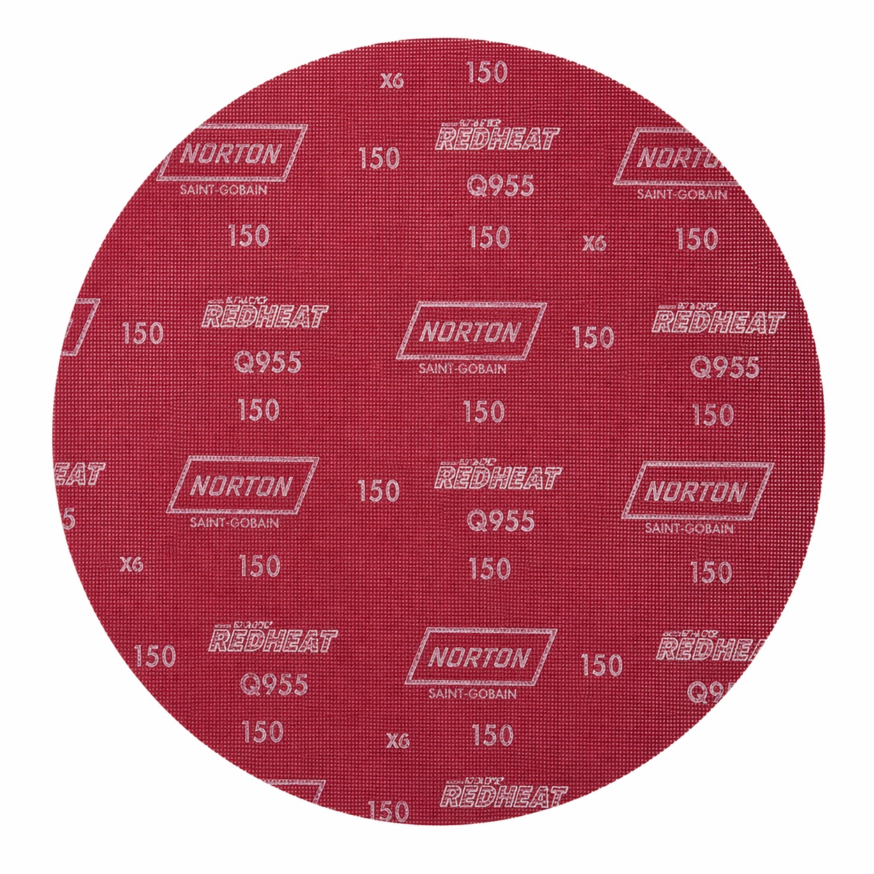 Norton Red Heat Screen Disc 16 in 150 Grit