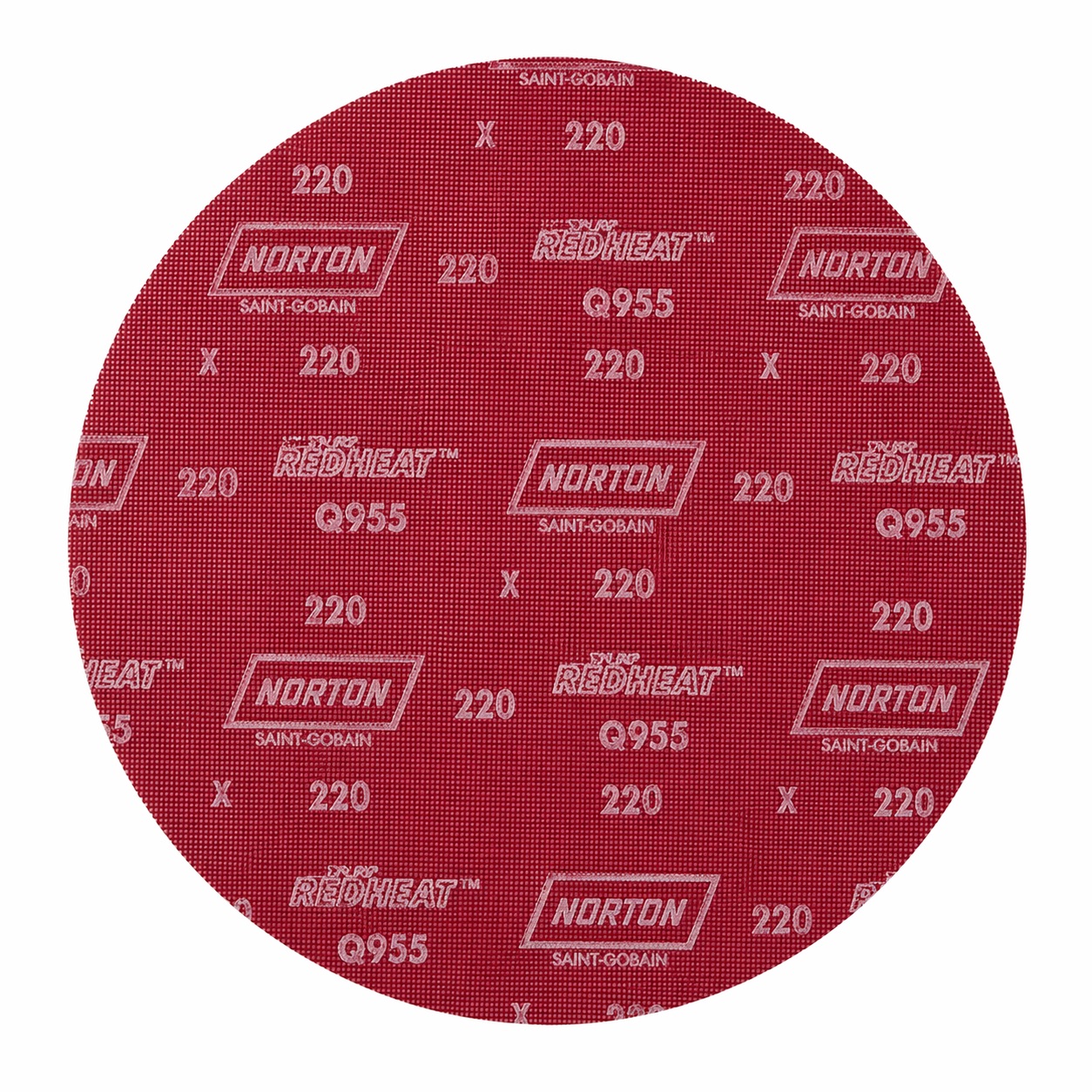 Norton Red Heat Screen Disc 16 in 220 Grit