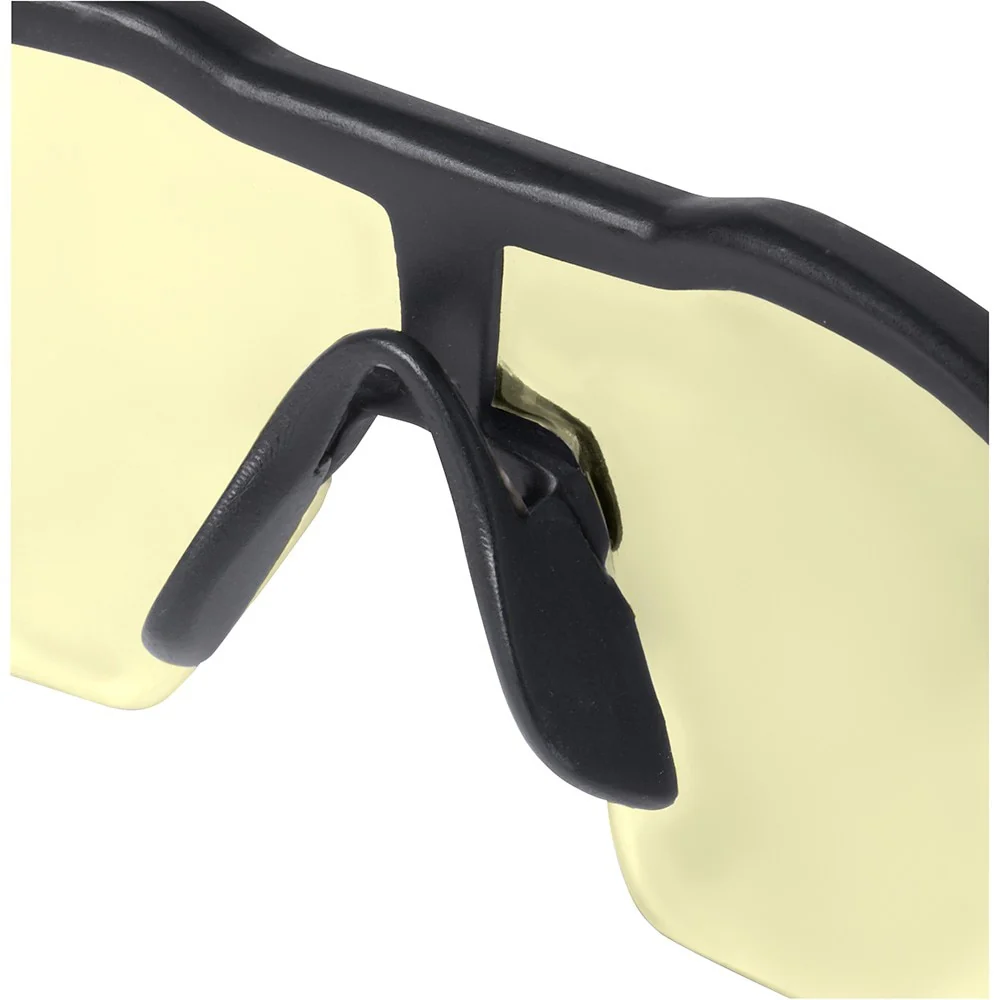 Milwaukee Safety Glasses Yellow Anti-Scratch