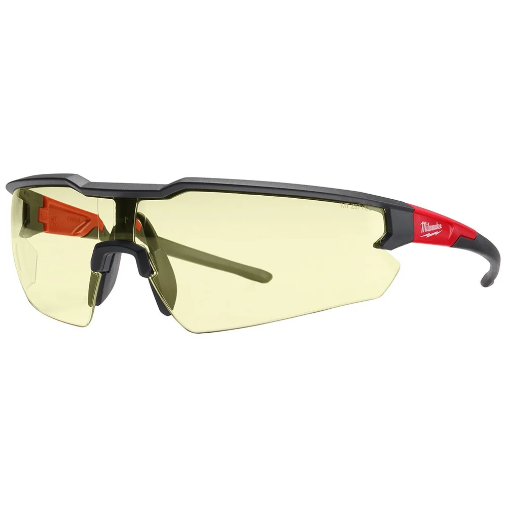 Milwaukee Safety Glasses Yellow Anti-Scratch