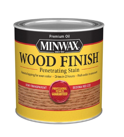 MinwaxStain (Half-pint) Sedona Red