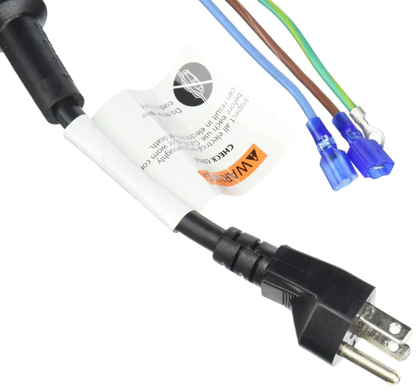 MegaVac Power Cord Assembly with Strain Relief