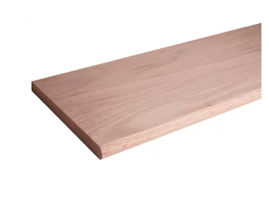 C-8070 Red Oak Plain Square Edge Tread 60 in