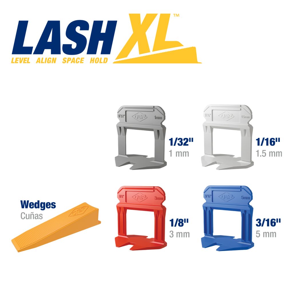 Lash Tile Leveling Clips