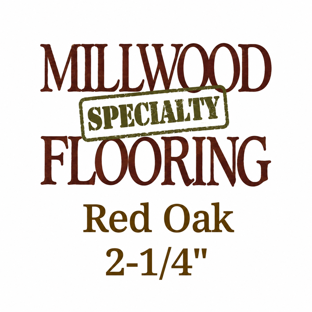 Millwood Red Oak Unfinished Hardwood 3/4 in x 2 1/4 in (19.5 SF/Bundle)