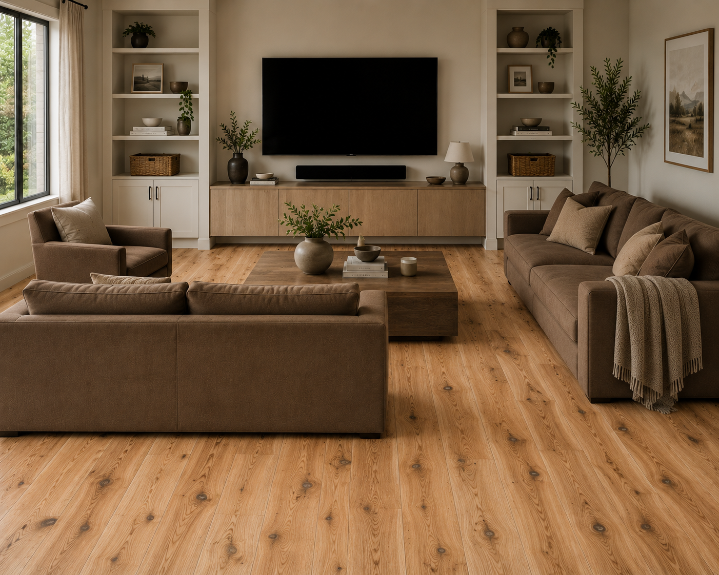 Millwood Red Oak Unfinished Hardwood #2 Common 3/4 in x 2 1/4 in (19.5 SF/Bundle)