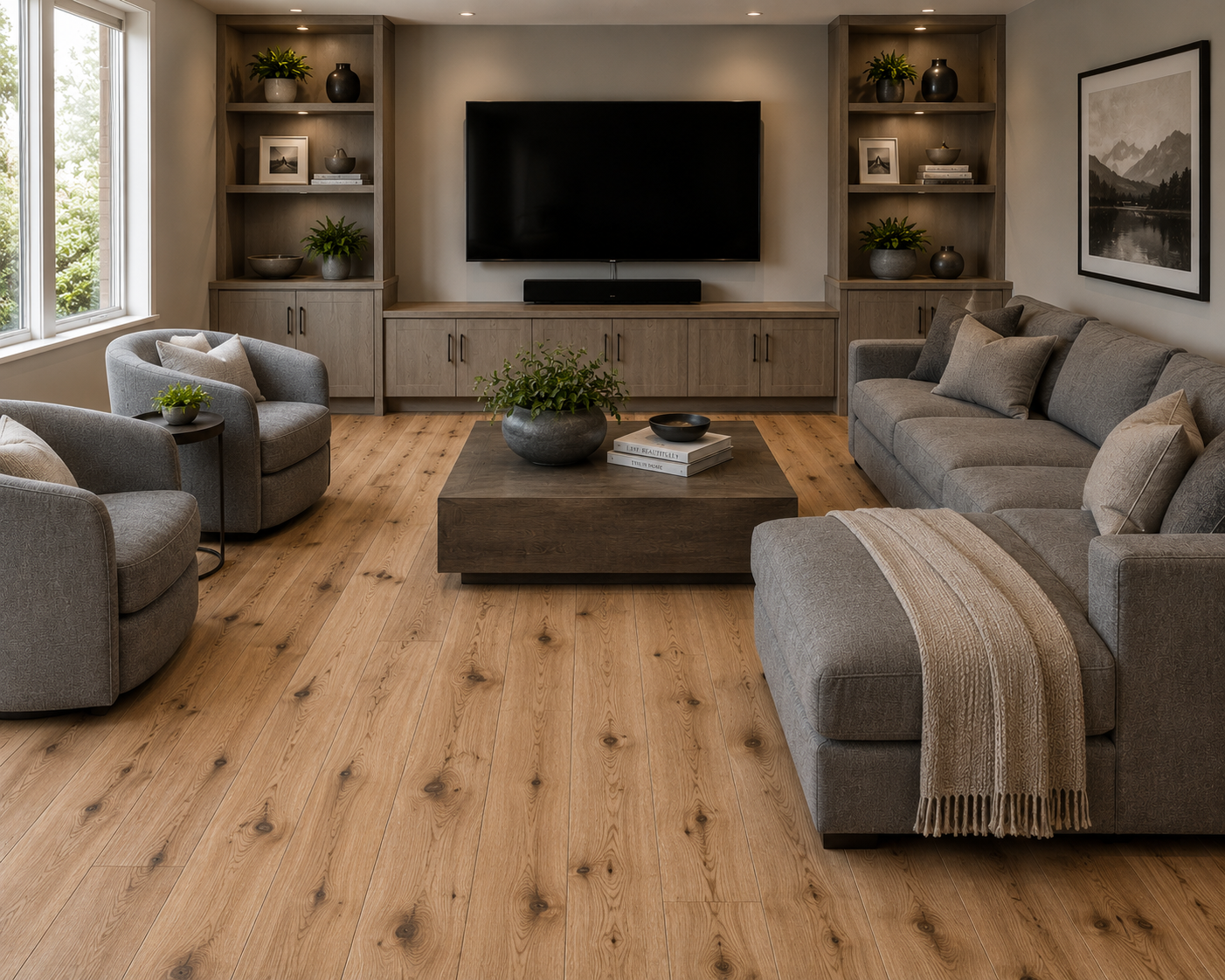 Millwood Red Oak Unfinished Hardwood #2 Common 3/4 in x 4 in (17.34 SF/Bundle)