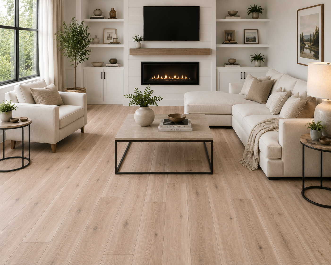 Millwood Red Oak Unfinished Hardwood #1 Common 3/4 in x 5 in (21.67 SF/Bundle)