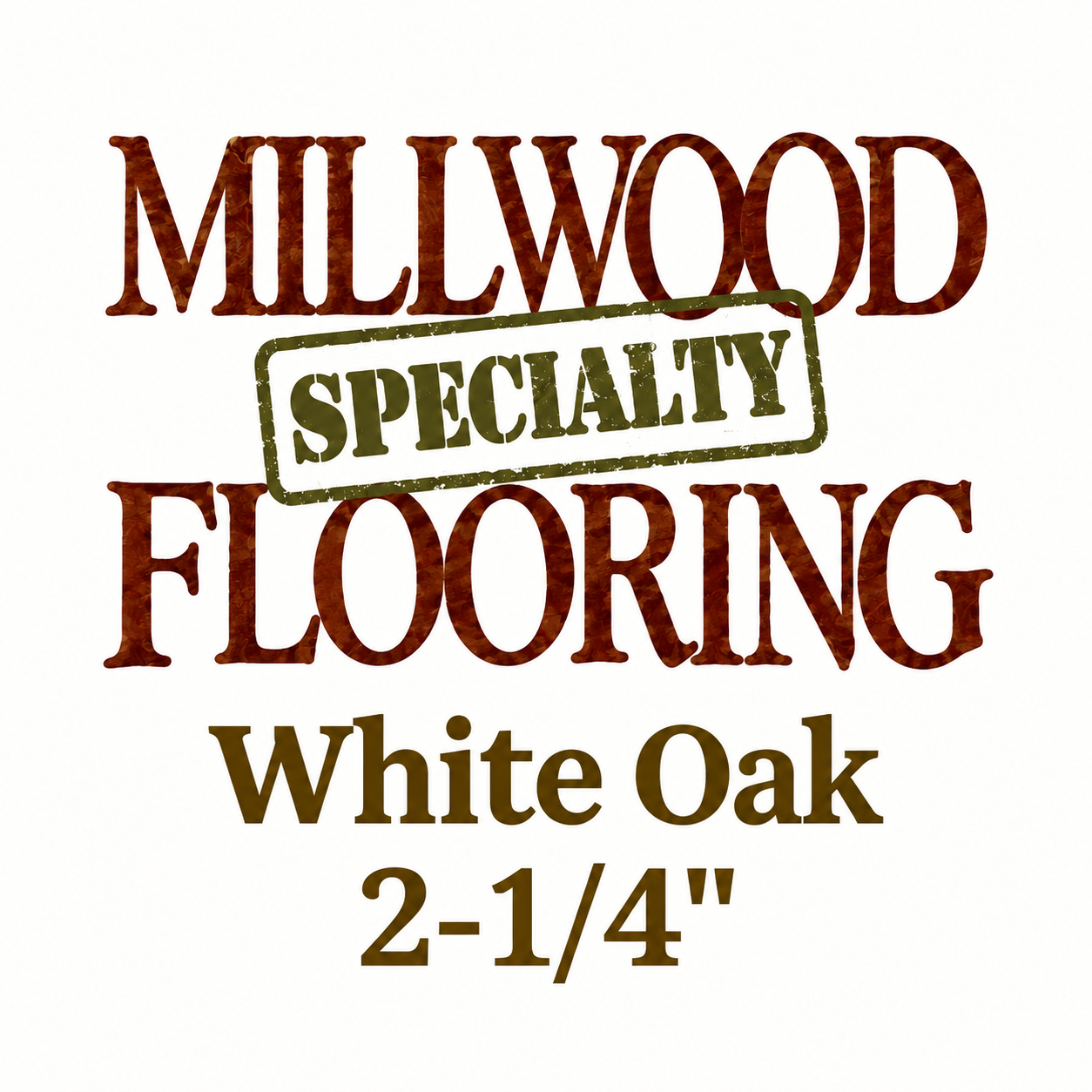 Millwood White Oak Unfinished Hardwood 3/4 in x 2 1/4 in (19.5 SF/Bundle)
