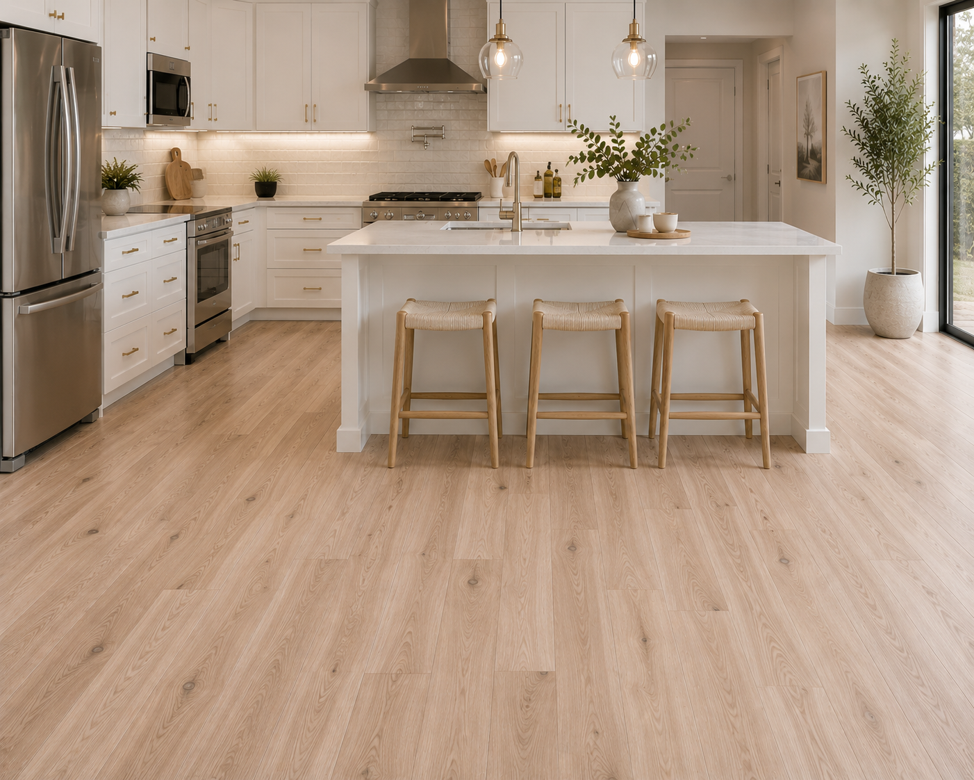 Millwood White Oak Unfinished Hardwood #1 Common 3/4 in x 2 1/4 in (19.5 SF/Bundle)