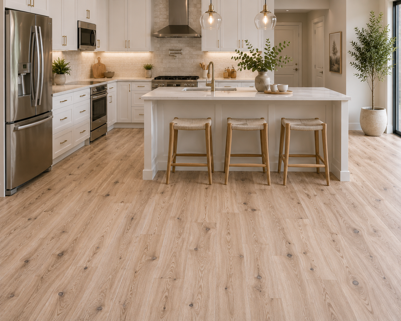 Millwood White Oak Unfinished Hardwood #2 Common 3/4 in x 2 1/4 in (19.5 SF/Bundle)