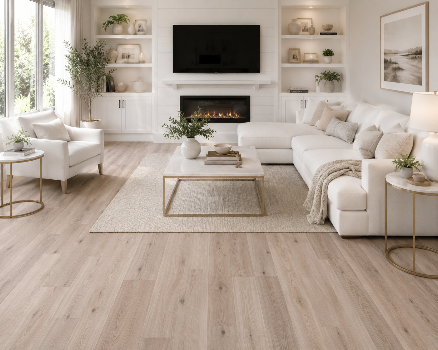 Millwood White Oak Unfinished Hardwood Select & Better 3/4 in x 3 1/4 in (21.125 SF/Bundle)