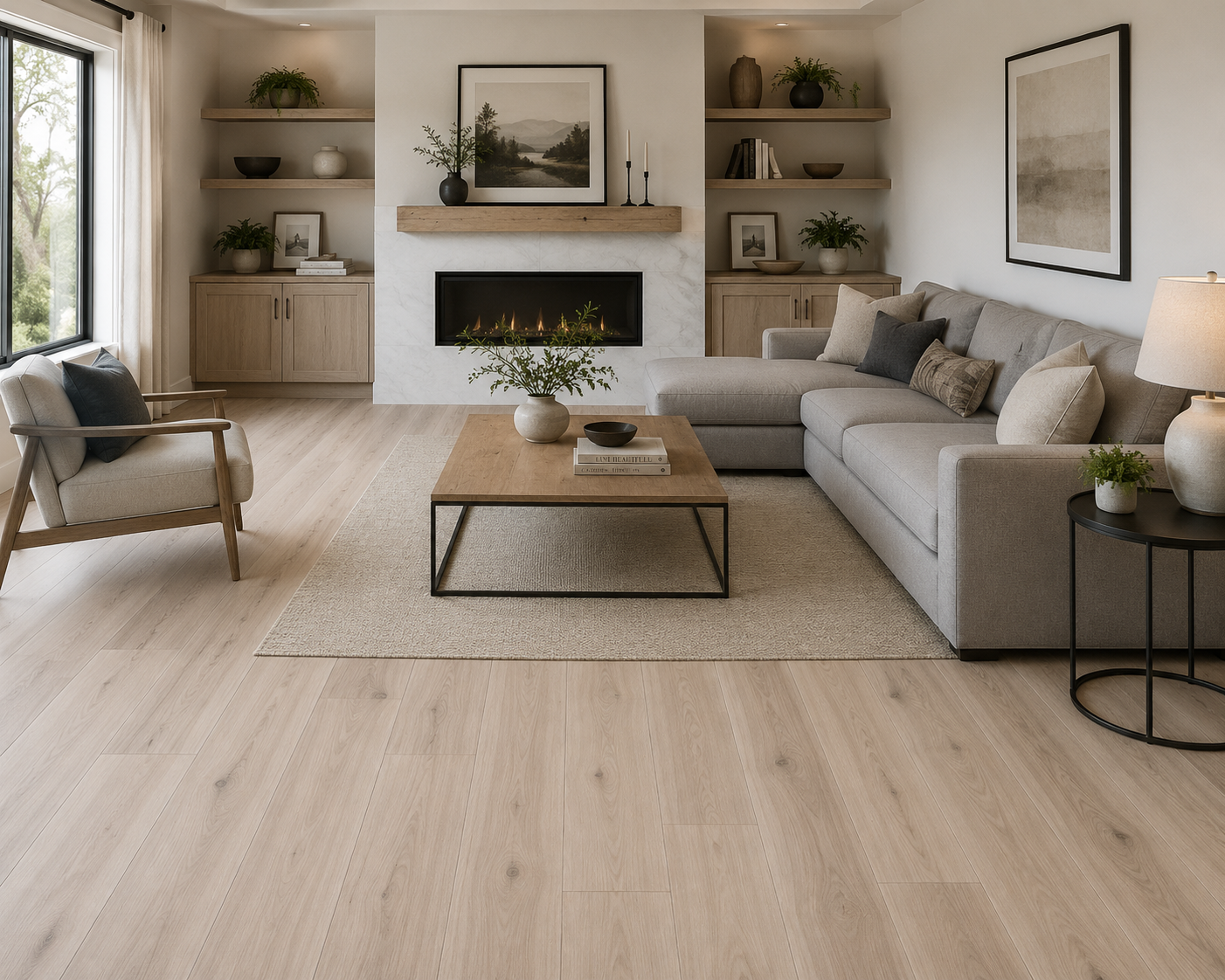 Millwood White Oak Unfinished Hardwood #Select & Better 3/4 in x 4 in (17.34 SF/Bundle)