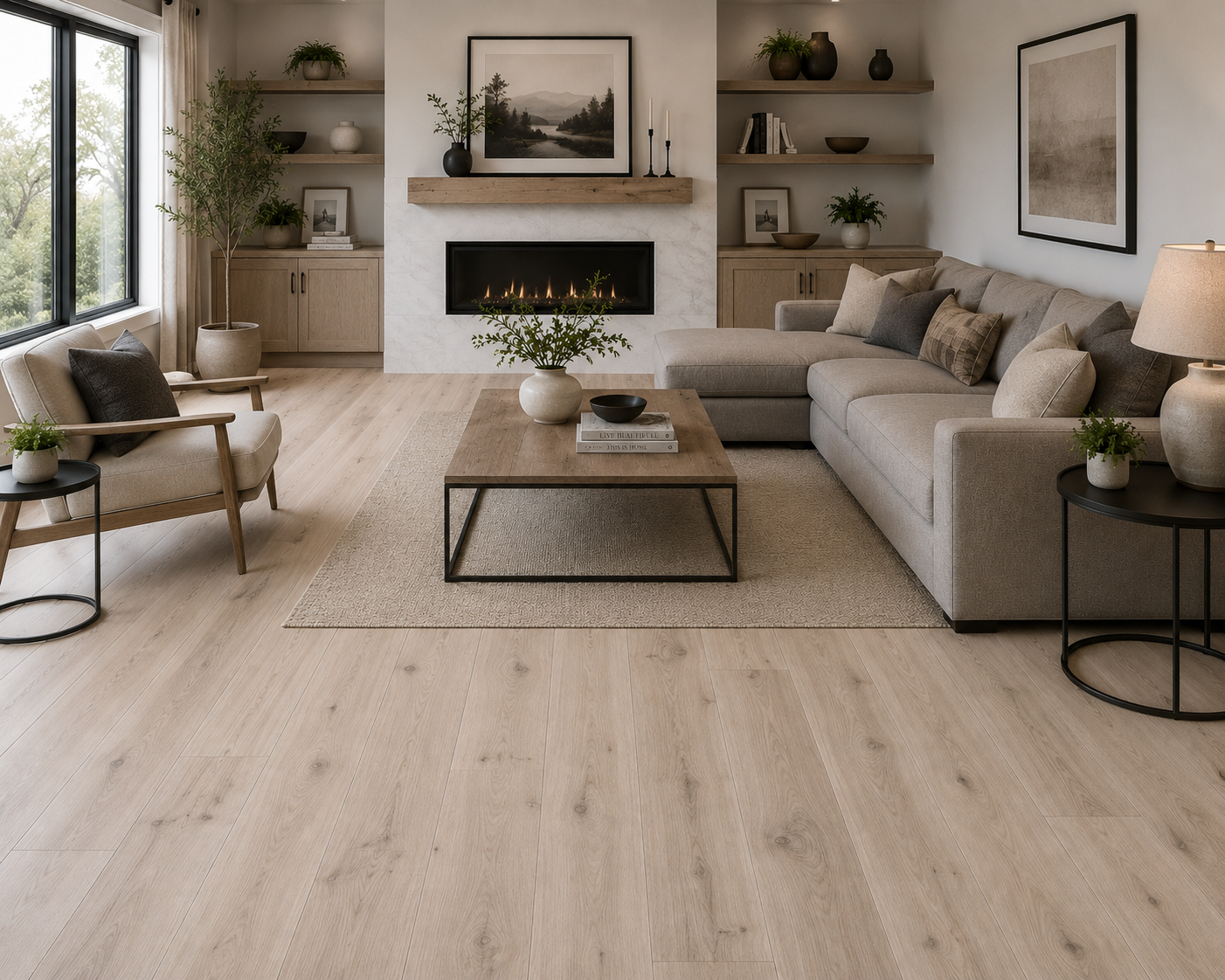 Millwood White Oak Unfinished Hardwood #1 Common 3/4 in x 4 in (17.34 SF/Bundle)
