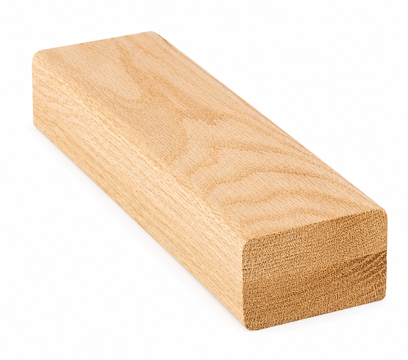 C-6700 Red Oak Rectangular Rail Fingerjoint 16 ft