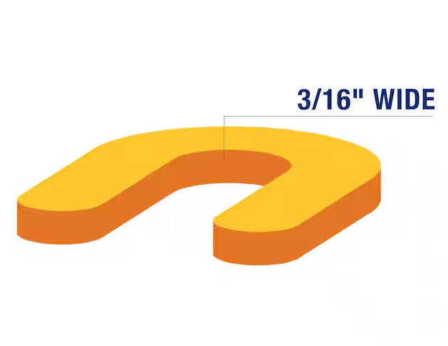 Horseshoe Shims 3/16 in (100 Pack)