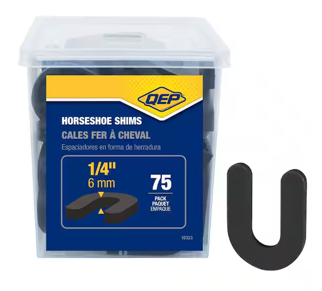 Horseshoe Shims 1/4 in (75 Pack)