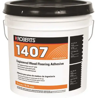 Robert 4Gal Engineered Wood Flooring Adhesive