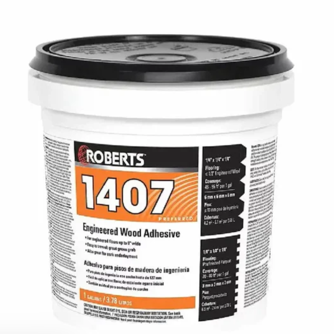 Robert 4Gal Engineered Wood Flooring Adhesive