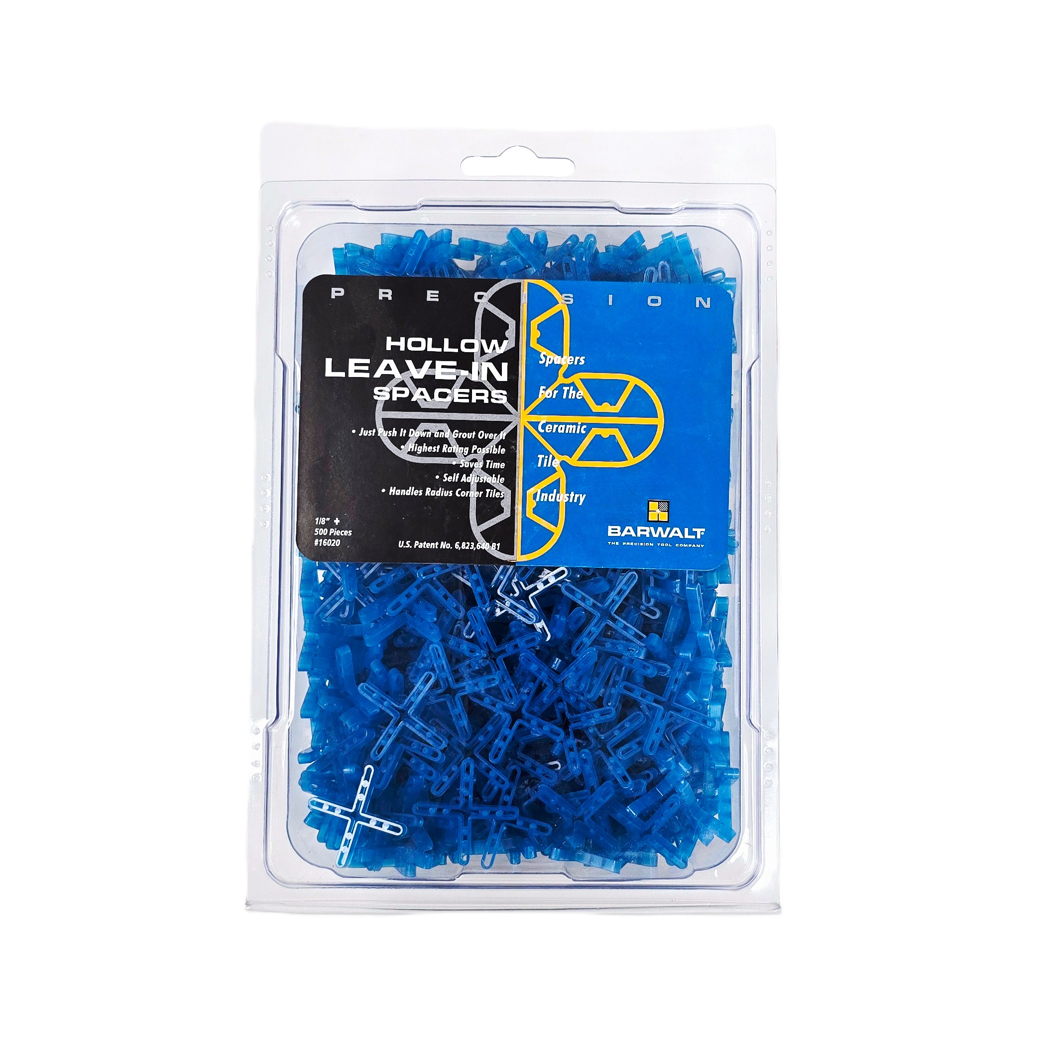 Barwalt Hollow Spacers 1/8 in (500 Pack)