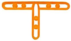 Barwalt T Hollow Spacers 1/8 in (500 Pack)