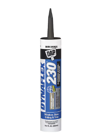 Dap 18420 10.3oz Dark Bronze 230 Dynaflex Elastomeric Latex Sealant