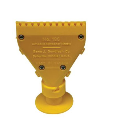 Gundlach 186 Adhesive Spreader Nozzle