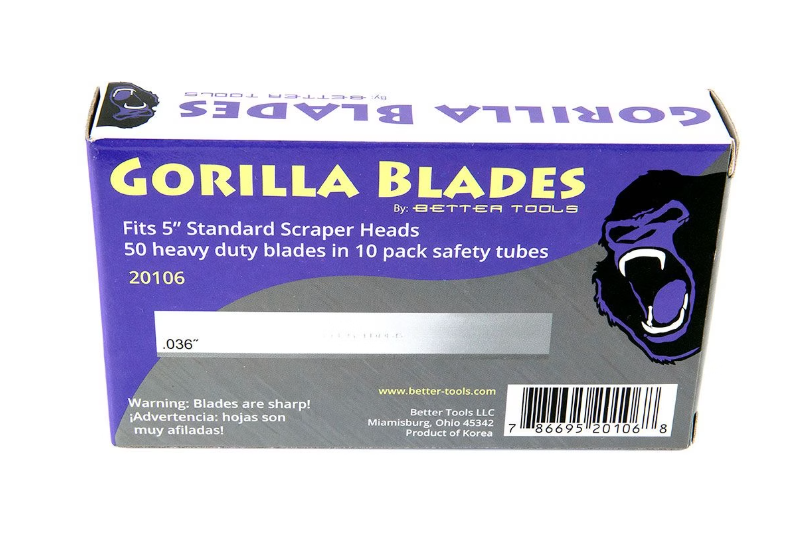 Heavy-Duty Scraper Blade 5 in (10/Tube)