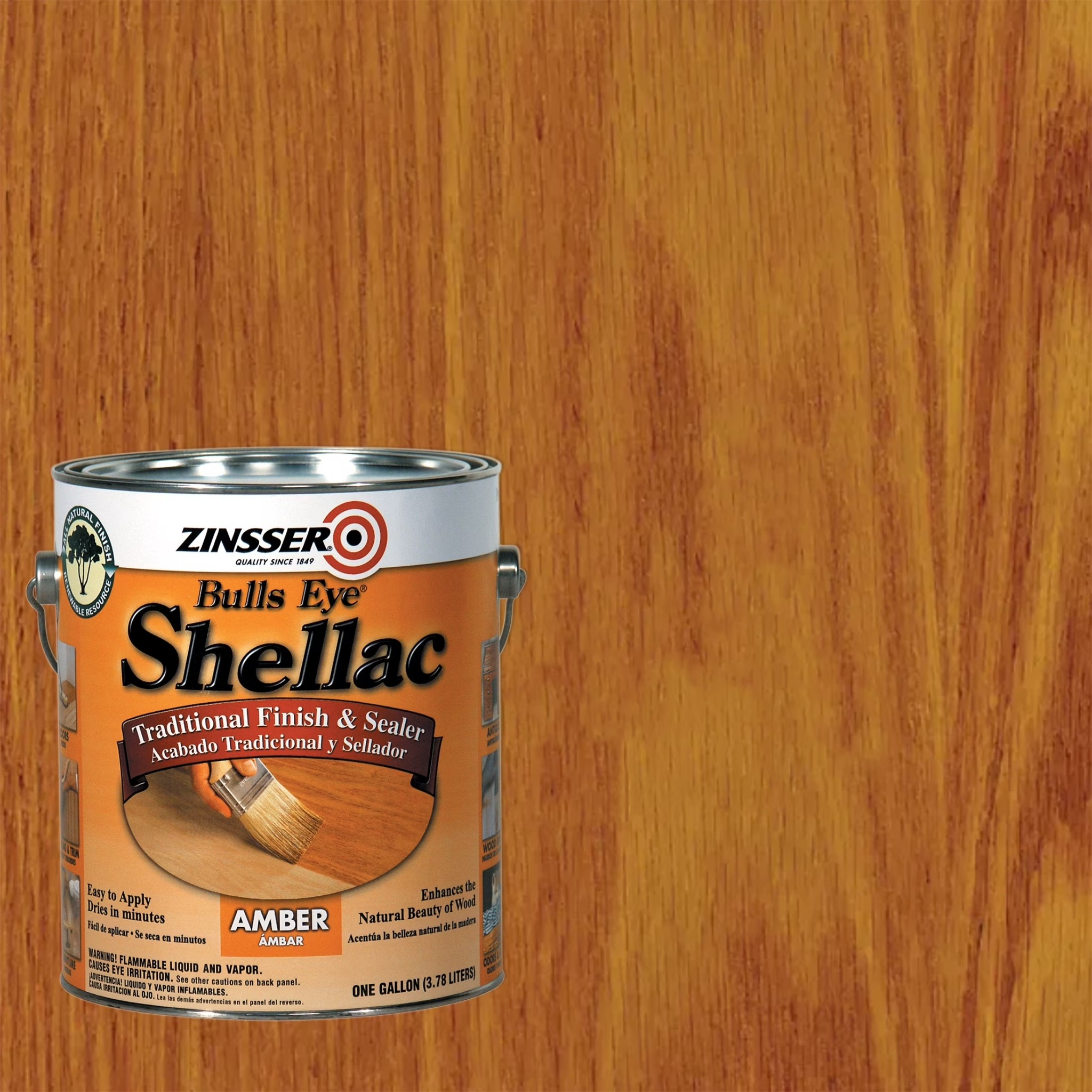 Amber Shellac 1 Gallon