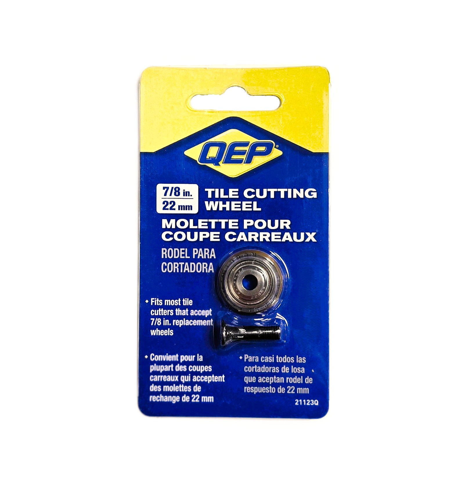 QEP Titanium-Coated Tile Cutter Scoring Wheel 7/8 in with Mounting Screw