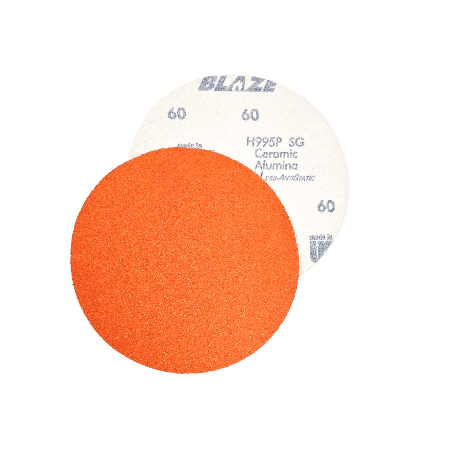 Norton Blaze Hook & Loop Sanding Disc 6 in 60 Grit (40/Box)