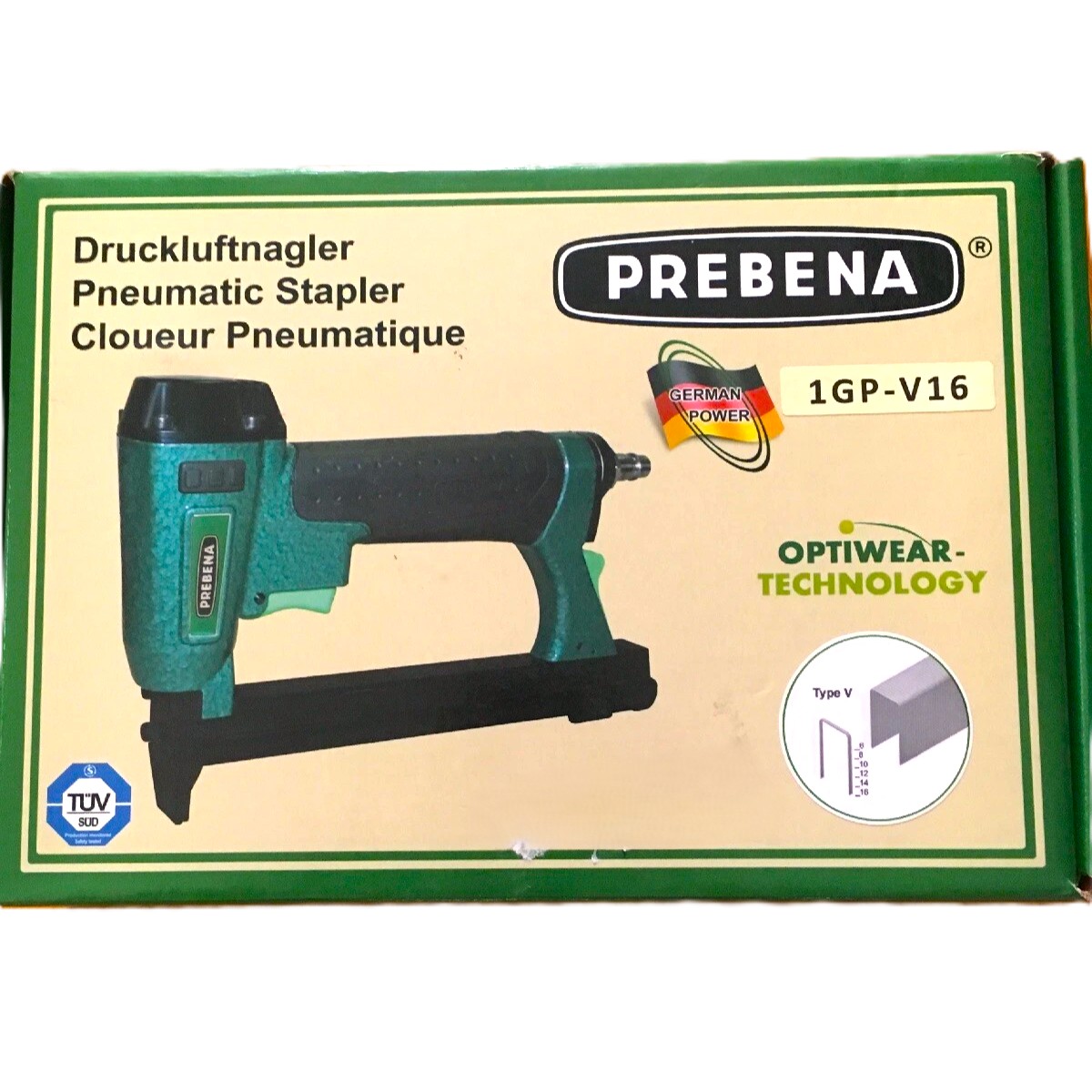 Prebena 1GP-V16 Pneumatic Stapler 6–18 mm