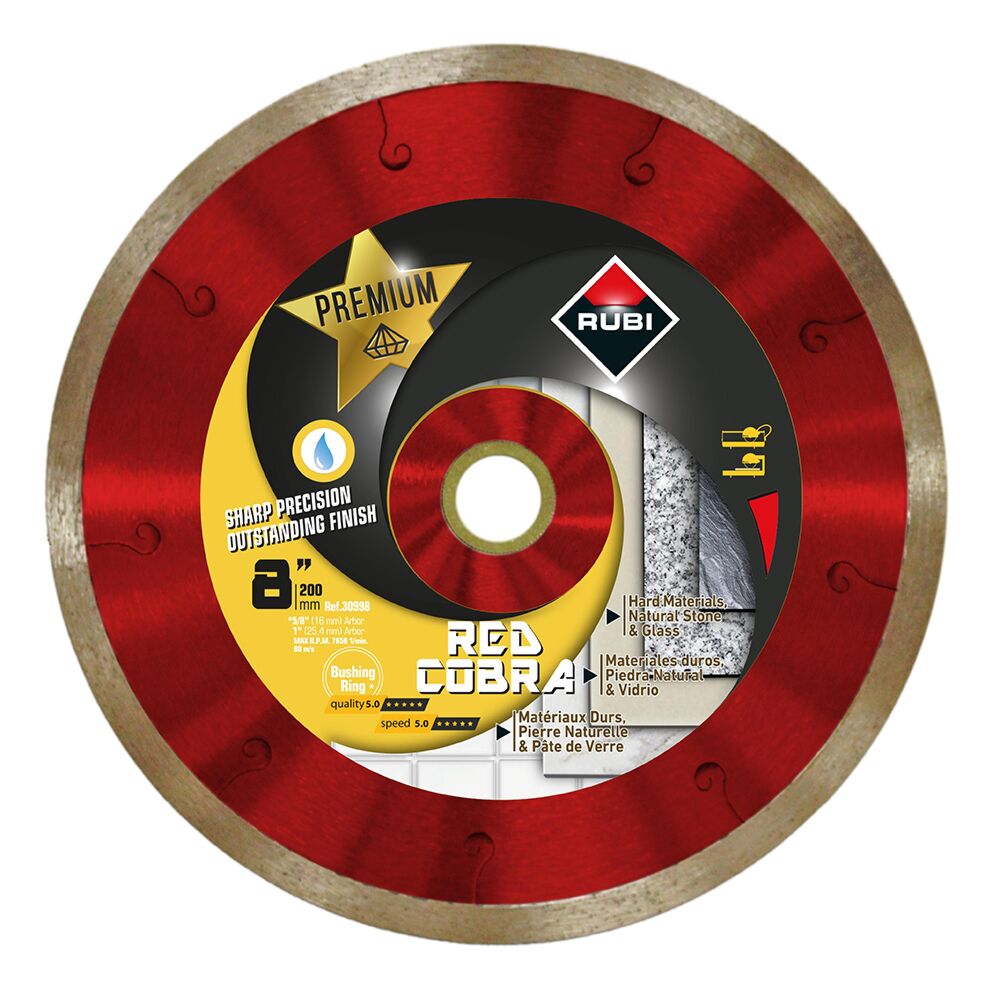 Red Cobra Premium Diamond Blade 8 in
