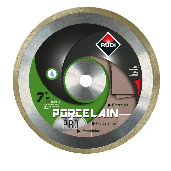 Porcelain Pro Wet Diamond Blade 7 in