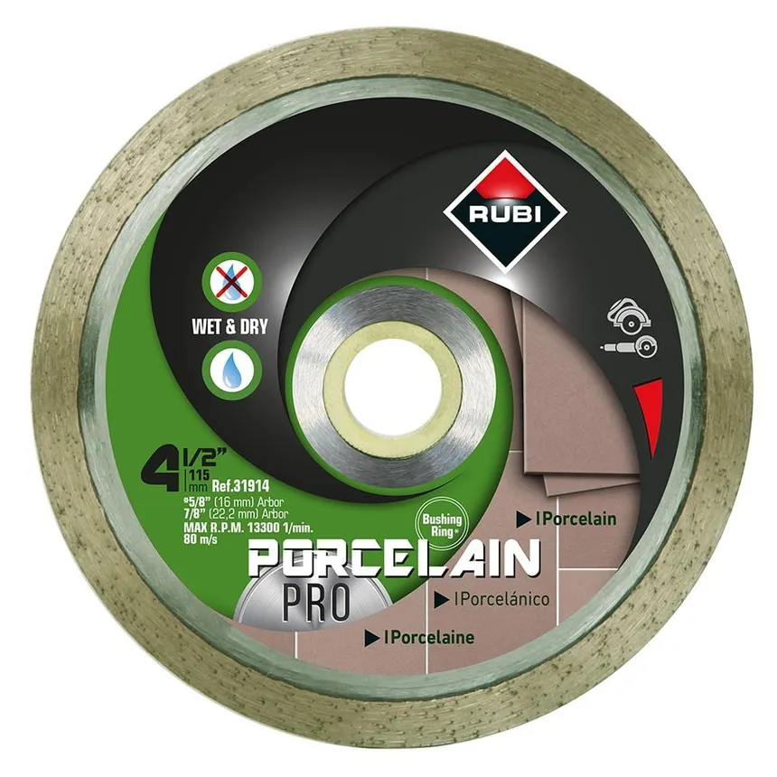 Porcelain Pro Wet/Dry Diamond Blade 4-1/2 in