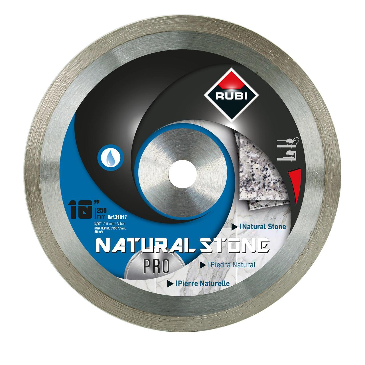 Natural Stone Wet Diamond Blade 10 in