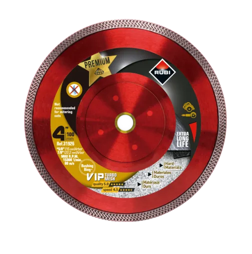 Rubi VIP Turbo Mesh Dry Blade 4 in
