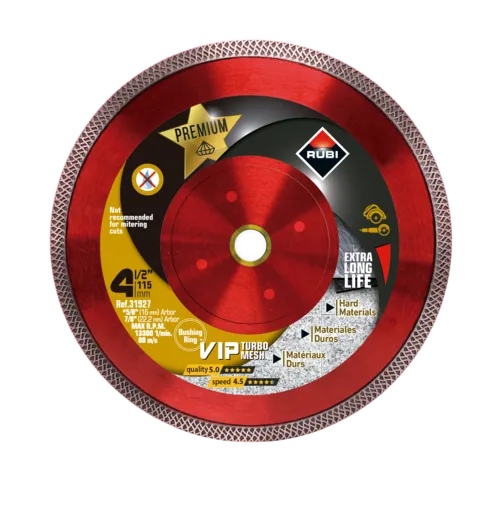 Rubi VIP Turbo Mesh Dry Blade 4-1/2 in