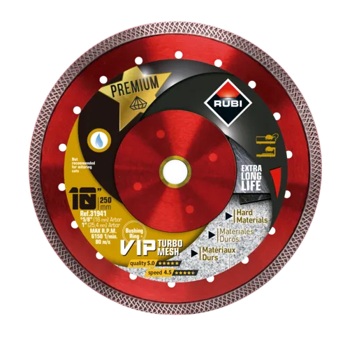 Rubi VIP Turbo Mesh Wet Blade 10 in